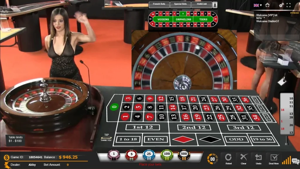 live dealer roulette online